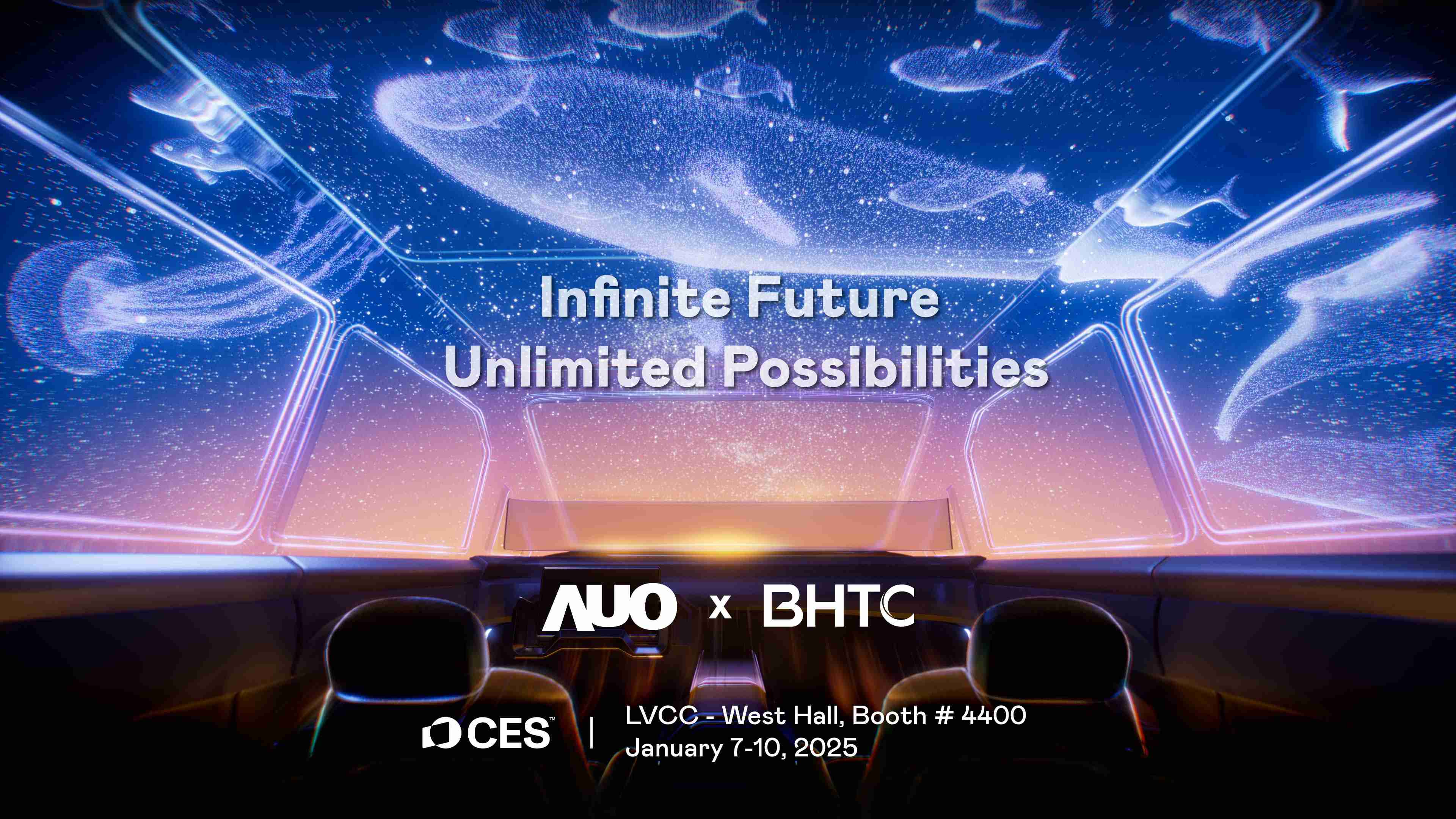 NG大舞台以Infinite Future, Unlimited Possibilies为主题，，，，联合BHTC于CES 2025扩大规模展出